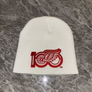 Detroit Red Wings 100th Year Centennial Beanie Winter Hat